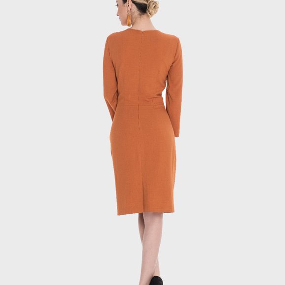 ALANTINO Sheath dress, semi-fitted with round neck - Picture 3 of 5